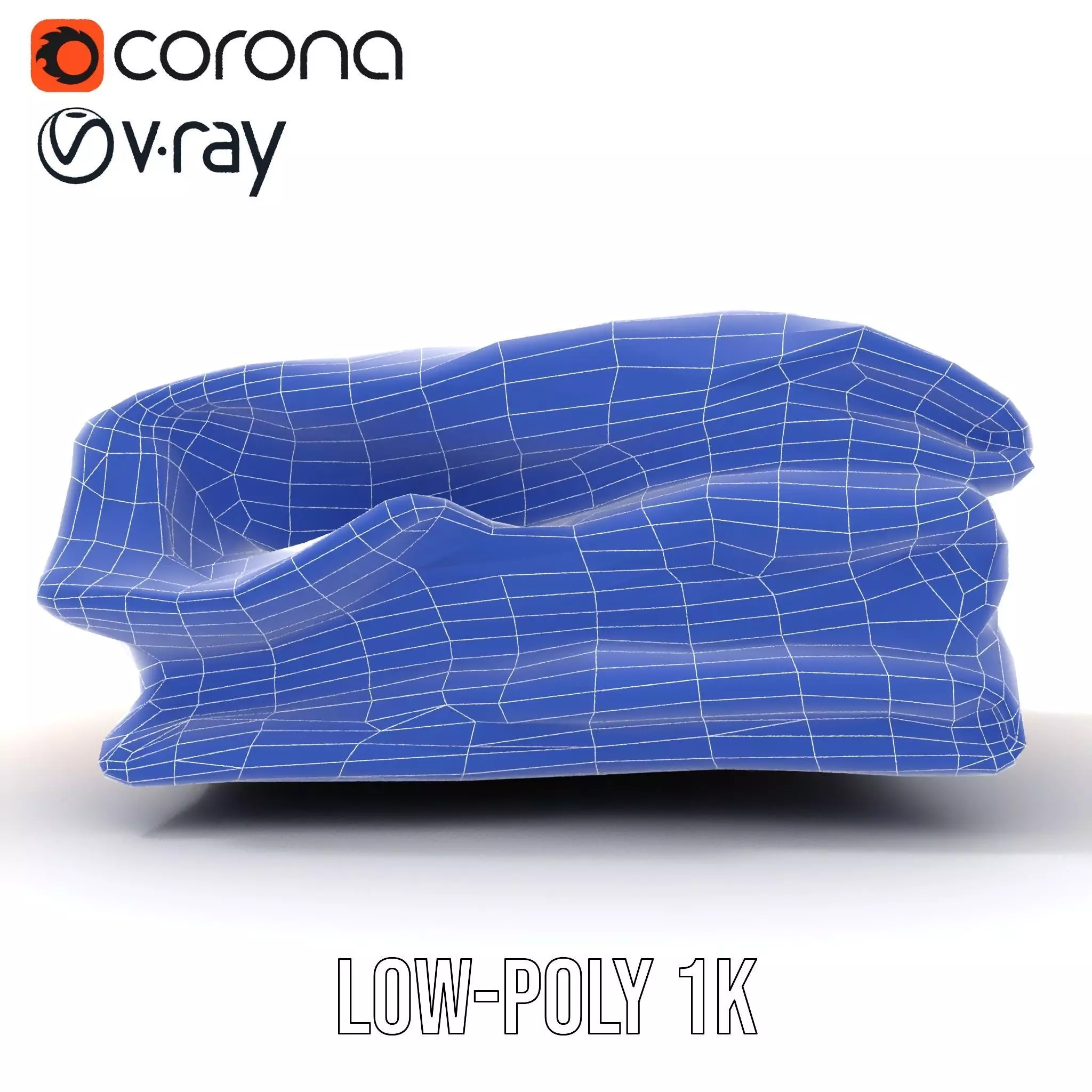 Tan Chino Pants model pack Low-poly 3D model_22