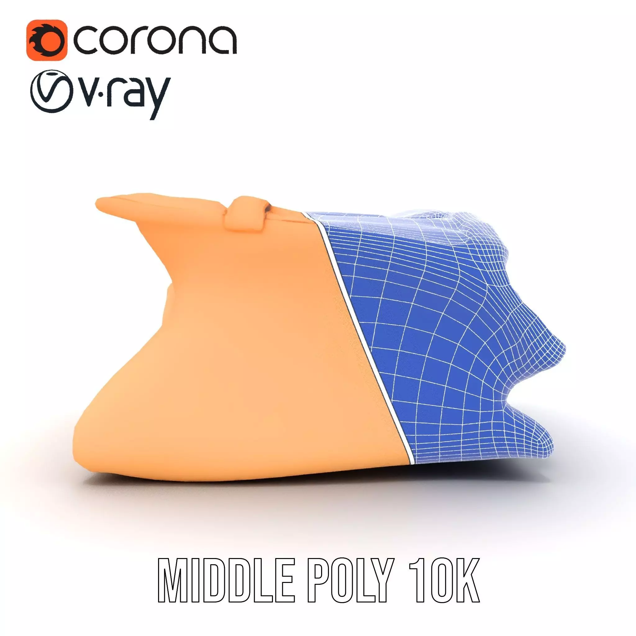 Tan Chino Pants model pack Low-poly 3D model_24