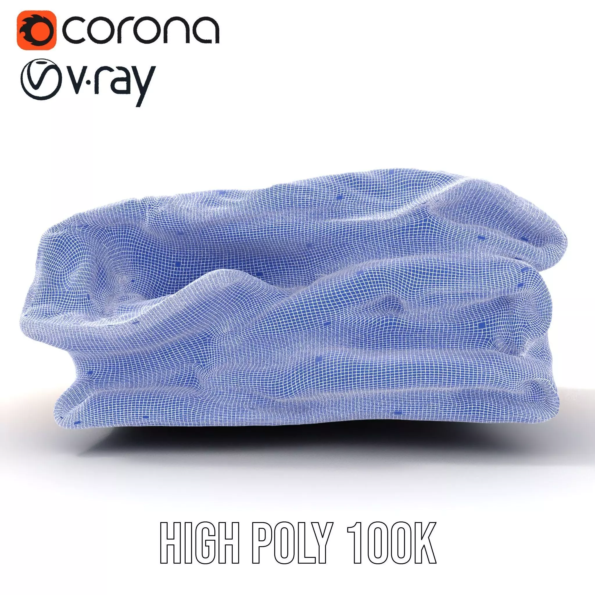 Tan Chino Pants model pack Low-poly 3D model_32