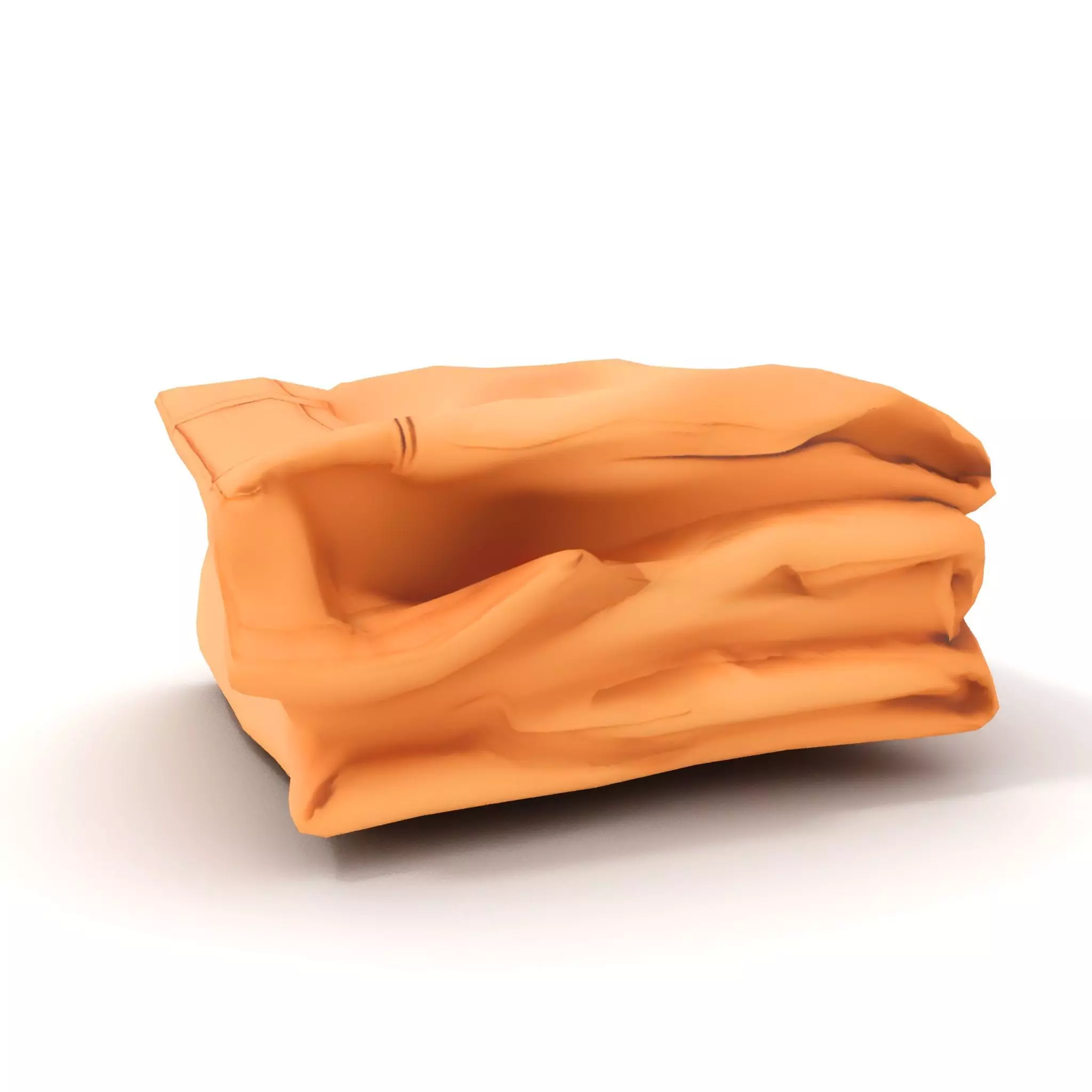 Tan Chino Pants model pack Low-poly 3D model_7