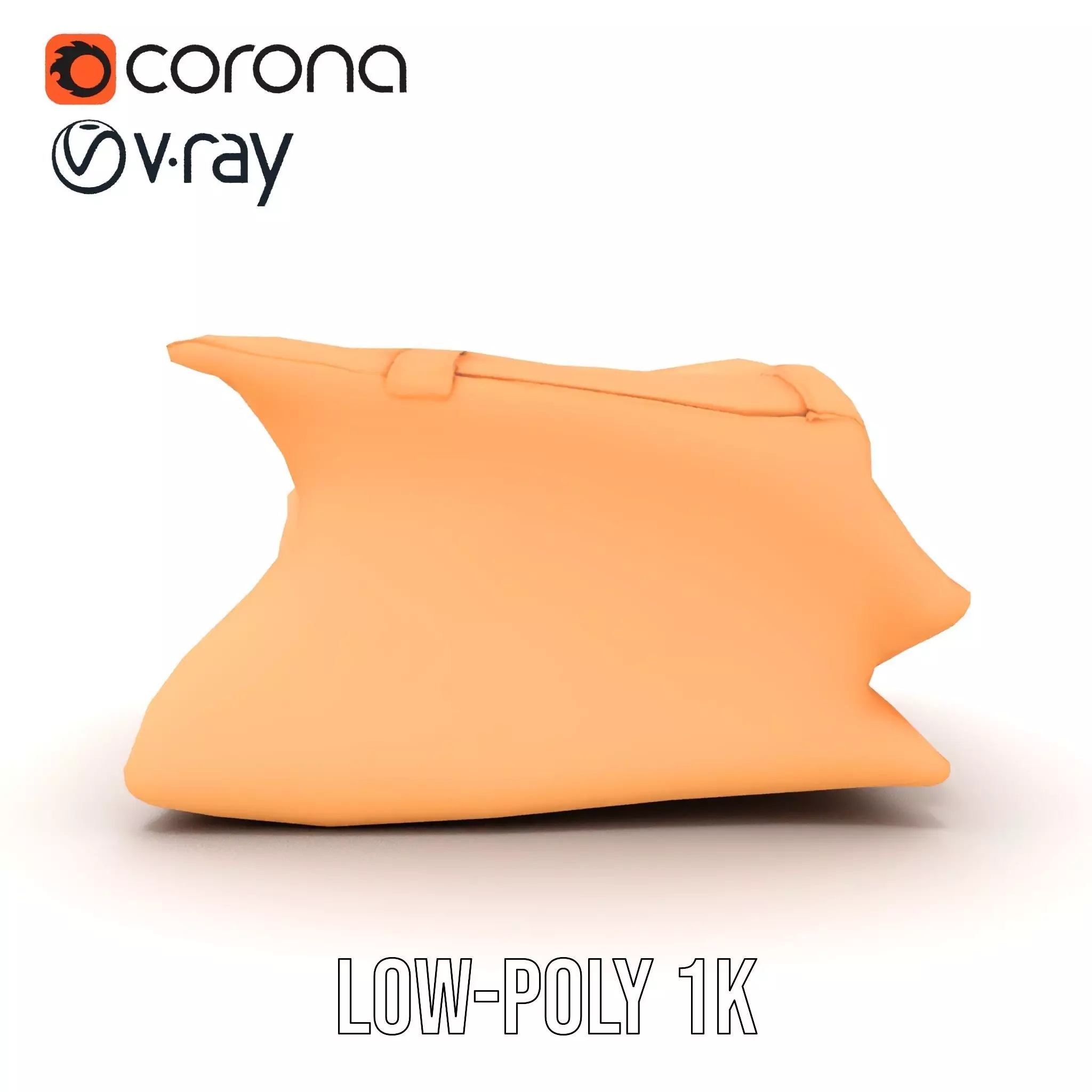 Tan Chino Pants model pack Low-poly 3D model_14