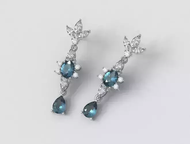 Bride Gemstones Earrings
