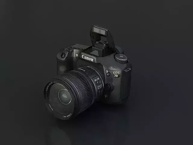  canon 7D 3D model