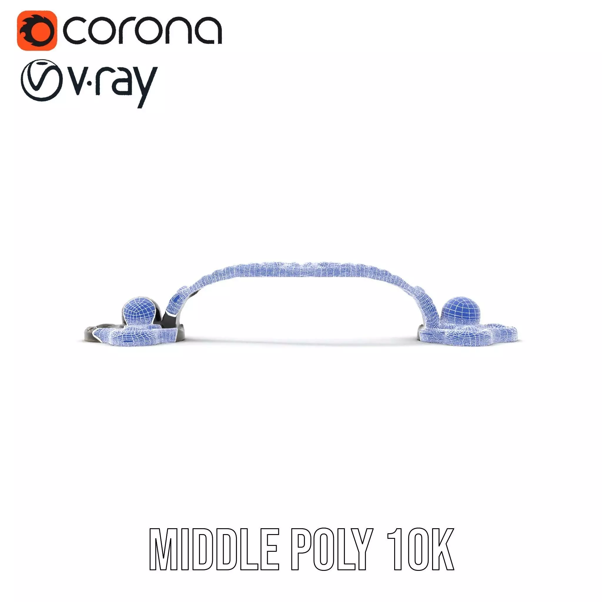 Antique Iron Handle model pack Low-poly 3D model_29