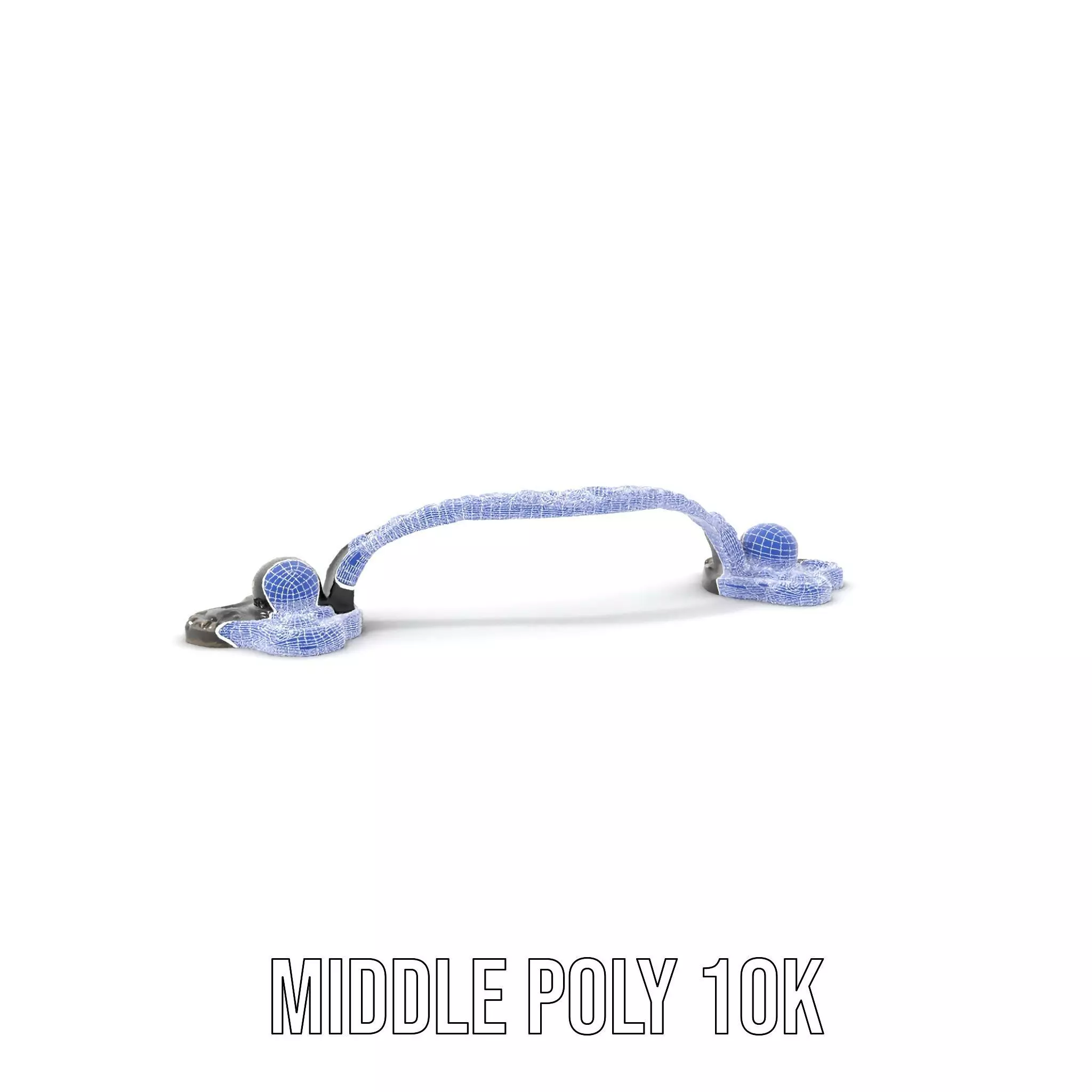 Antique Iron Handle model pack Low-poly 3D model_11