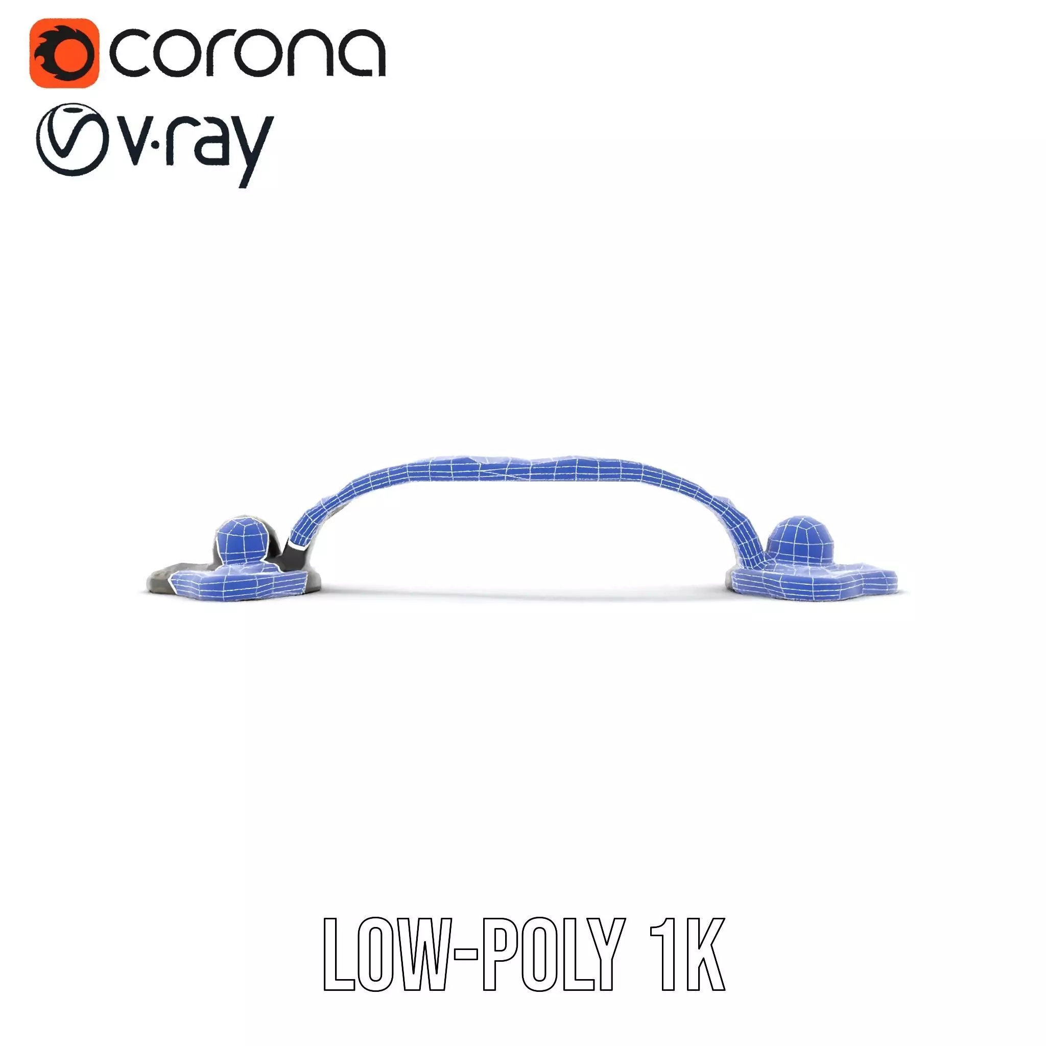 Antique Iron Handle model pack Low-poly 3D model_30