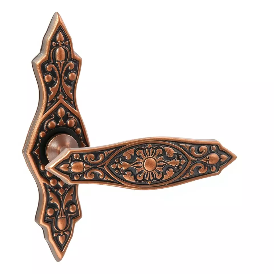 Ornate Copper Handle model pack Low-poly 3D model_2