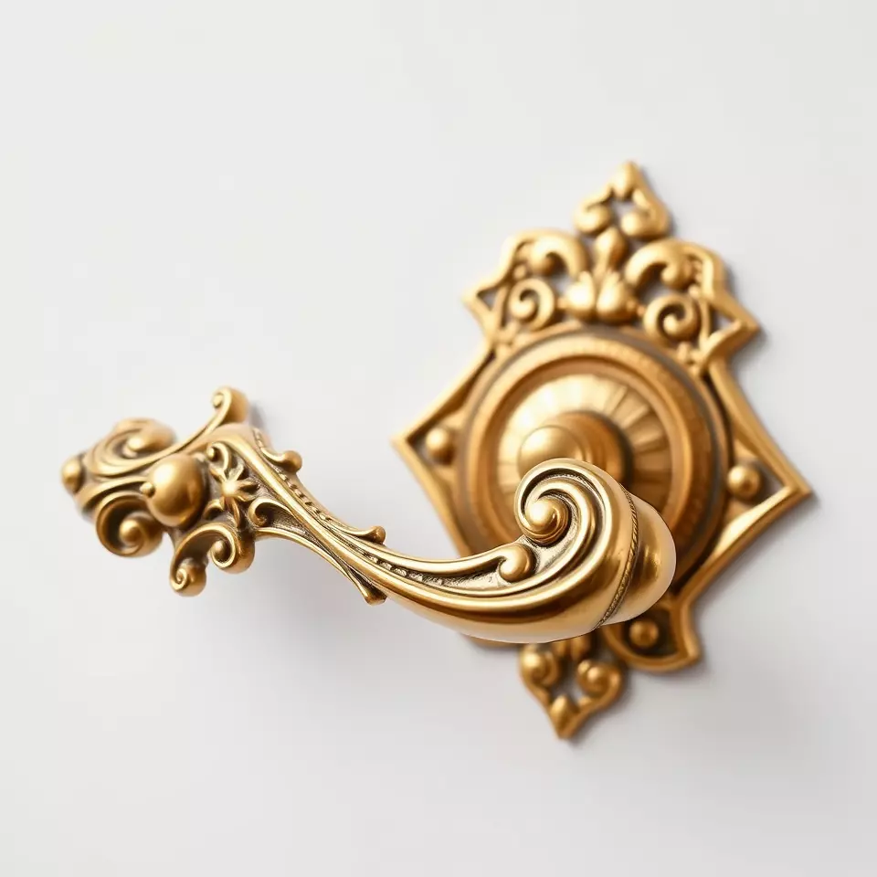 Ornate Gold Handle model pack Low-poly 3D model_2