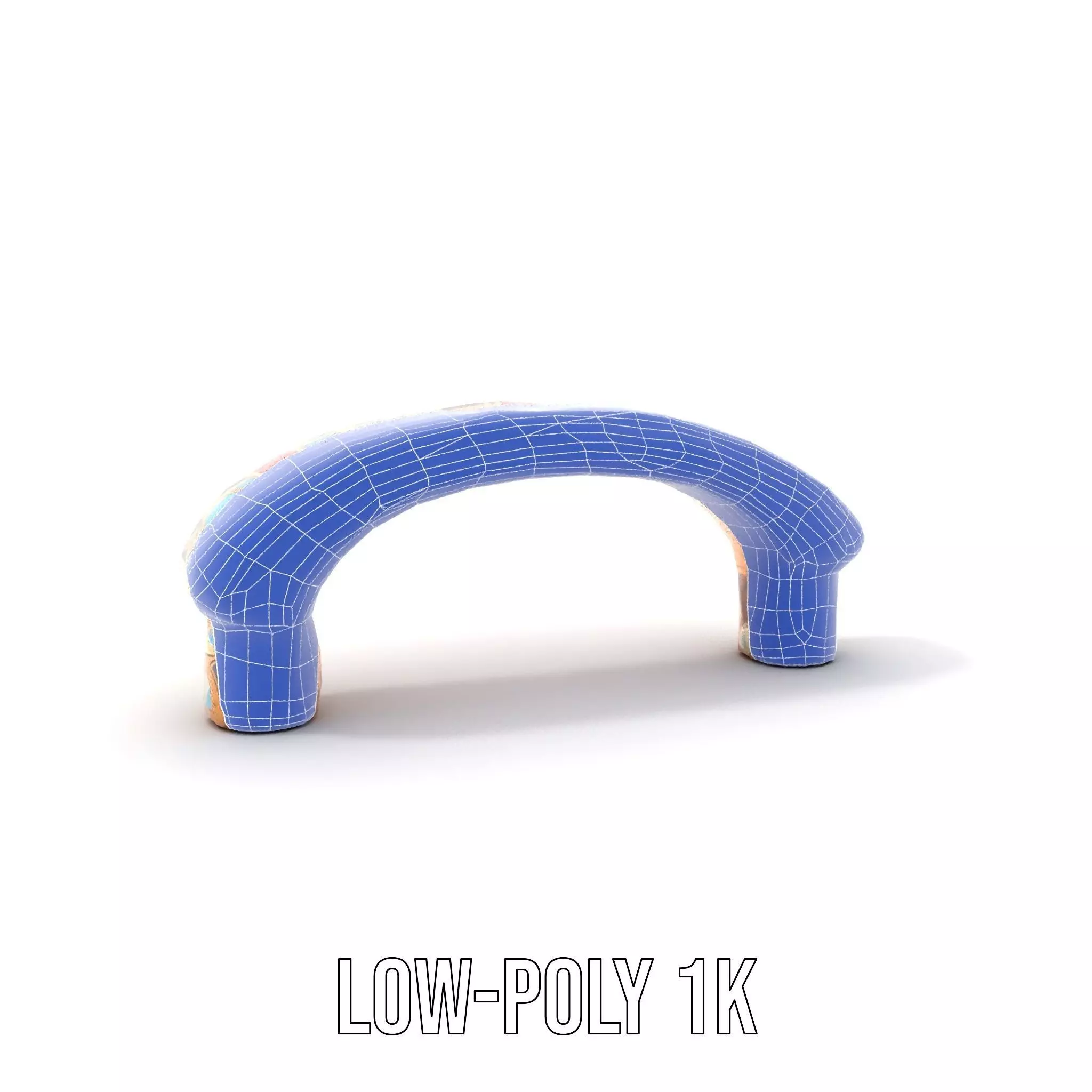 Colorful Mosaic Handle model pack Low-poly 3D model_14