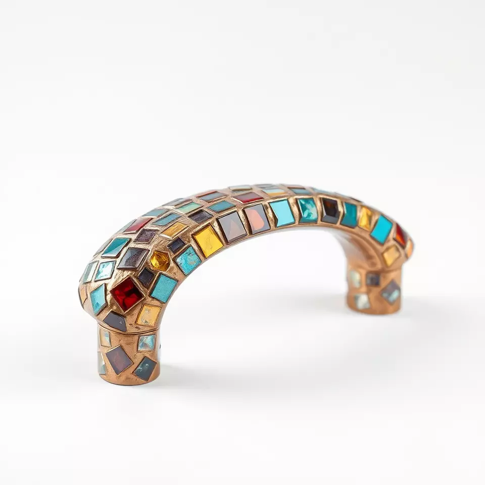 Colorful Mosaic Handle model pack Low-poly 3D model_2