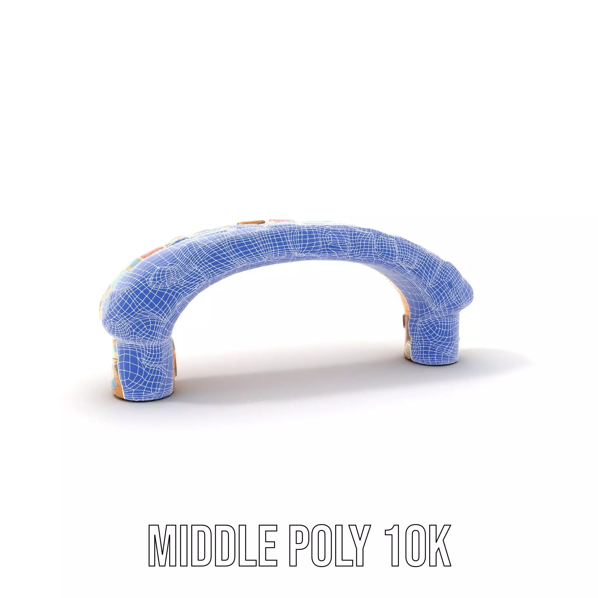 Colorful Mosaic Handle model pack Low-poly 3D model_13