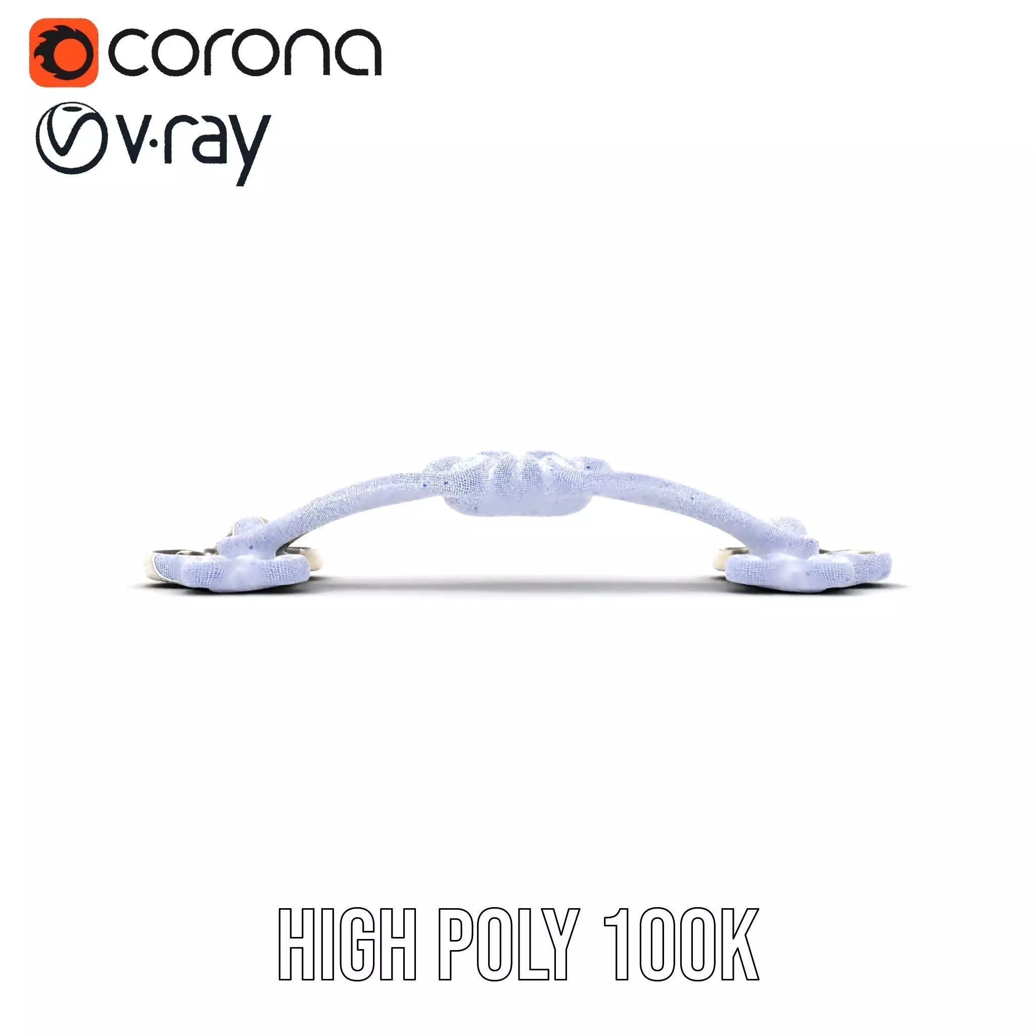 Elegant Silver Handle model pack Low-poly 3D model_34