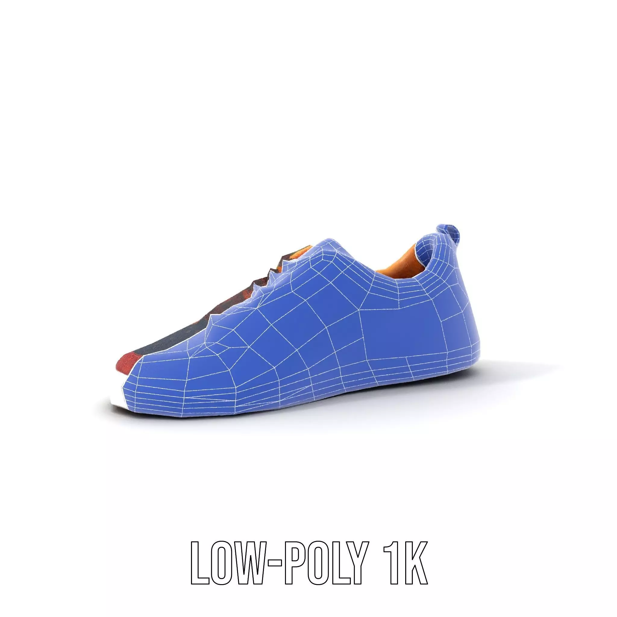 Patchwork Sneaker model pack Low-poly 3D model_22