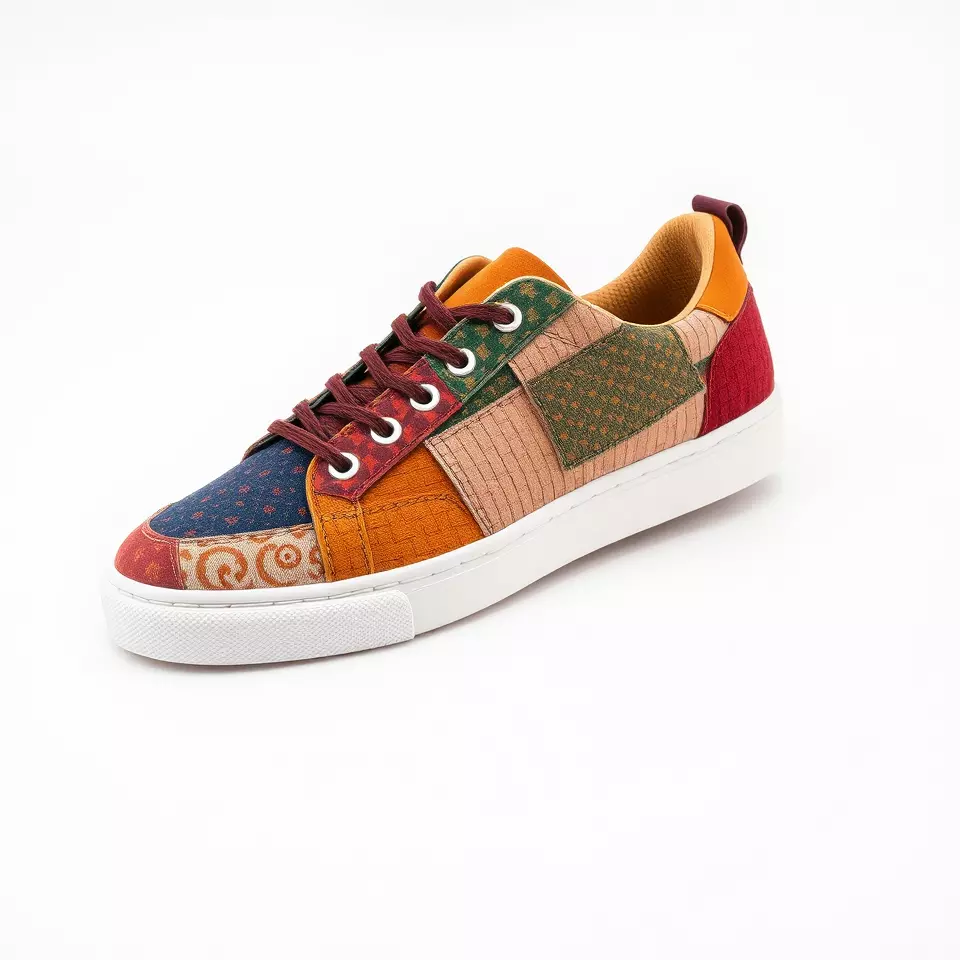 Patchwork Sneaker model pack Low-poly 3D model_2