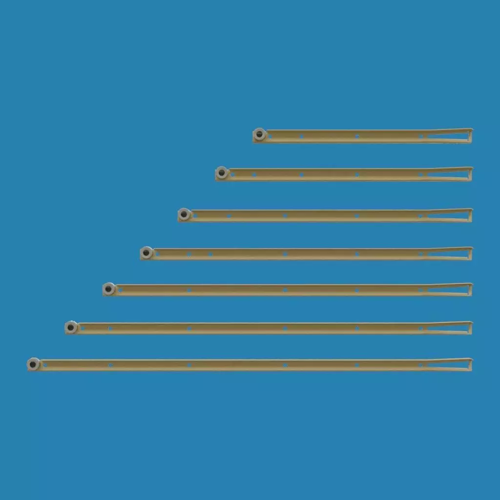 Roller Drawer Slides 3D model_18