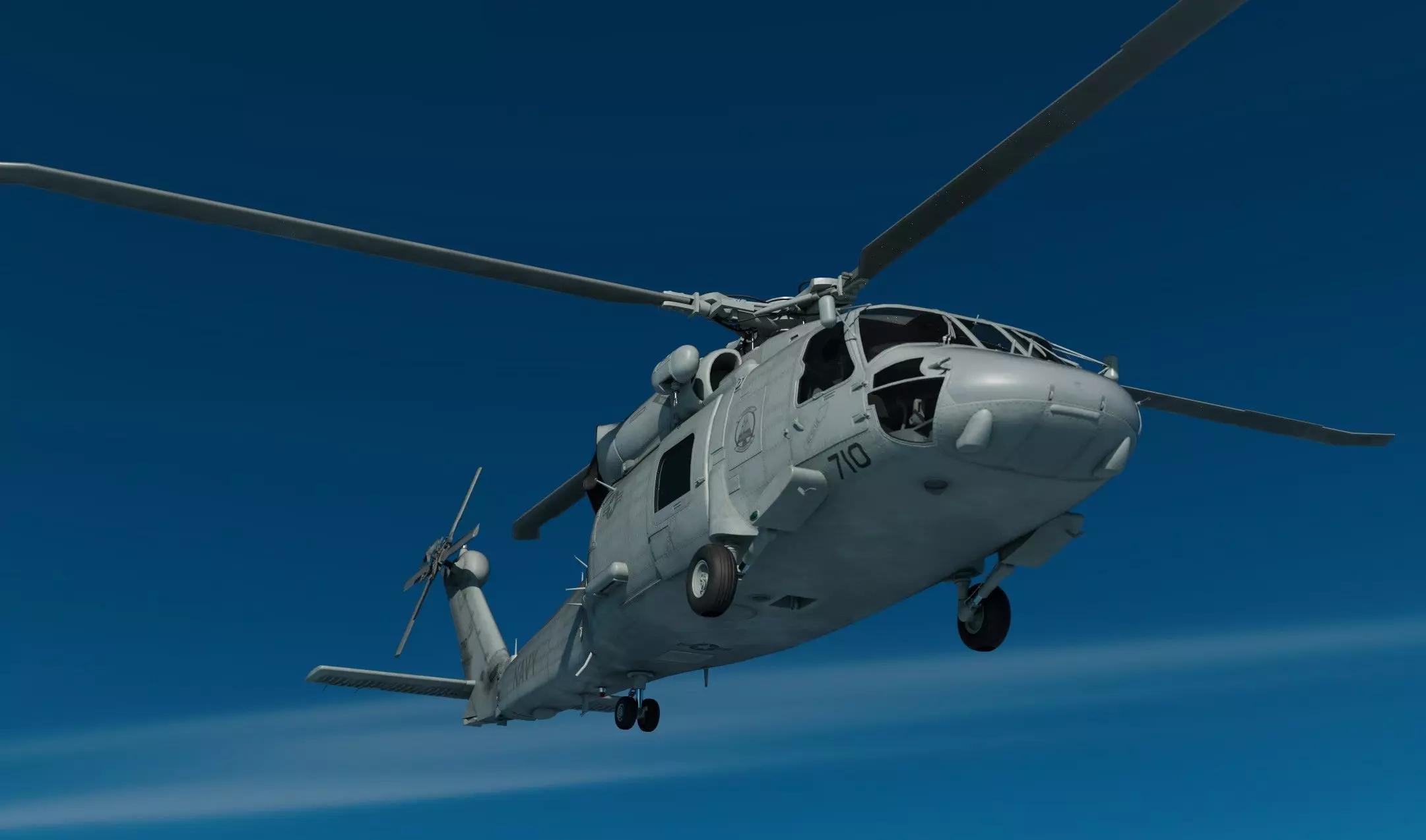 Seahawk Sikorsky SH-60 Helicopter 3D model_7