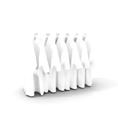 Fluffy White Robe model pack