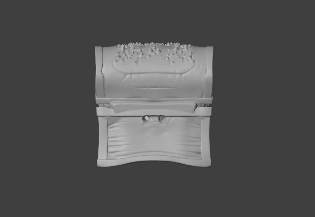 The Mimic Chest Low-poly 3D model_19