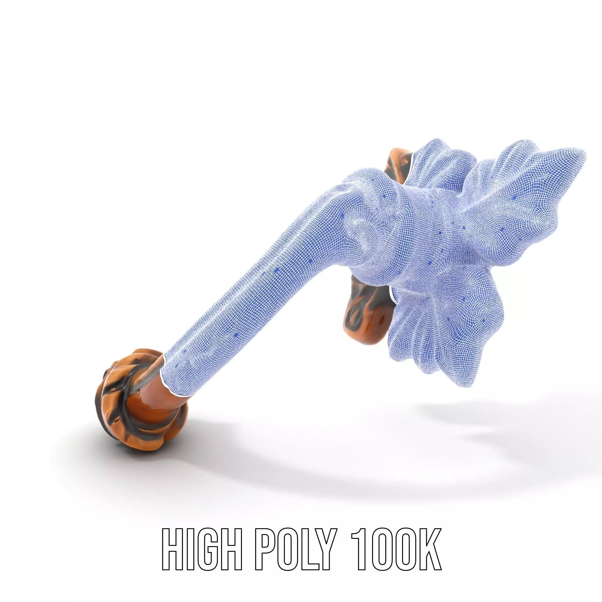 Bronze Leaf Handle model pack Low-poly 3D model_4