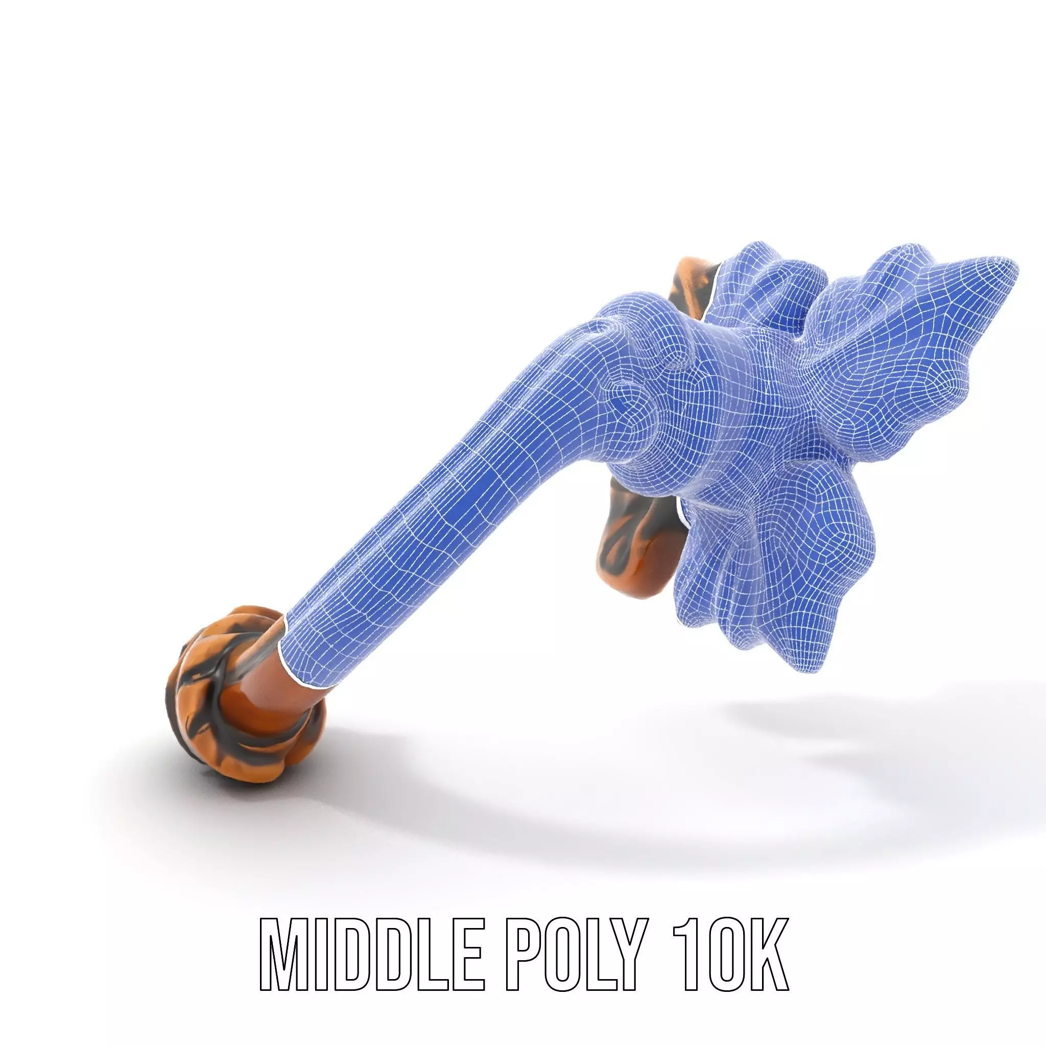 Bronze Leaf Handle model pack Low-poly 3D model_13