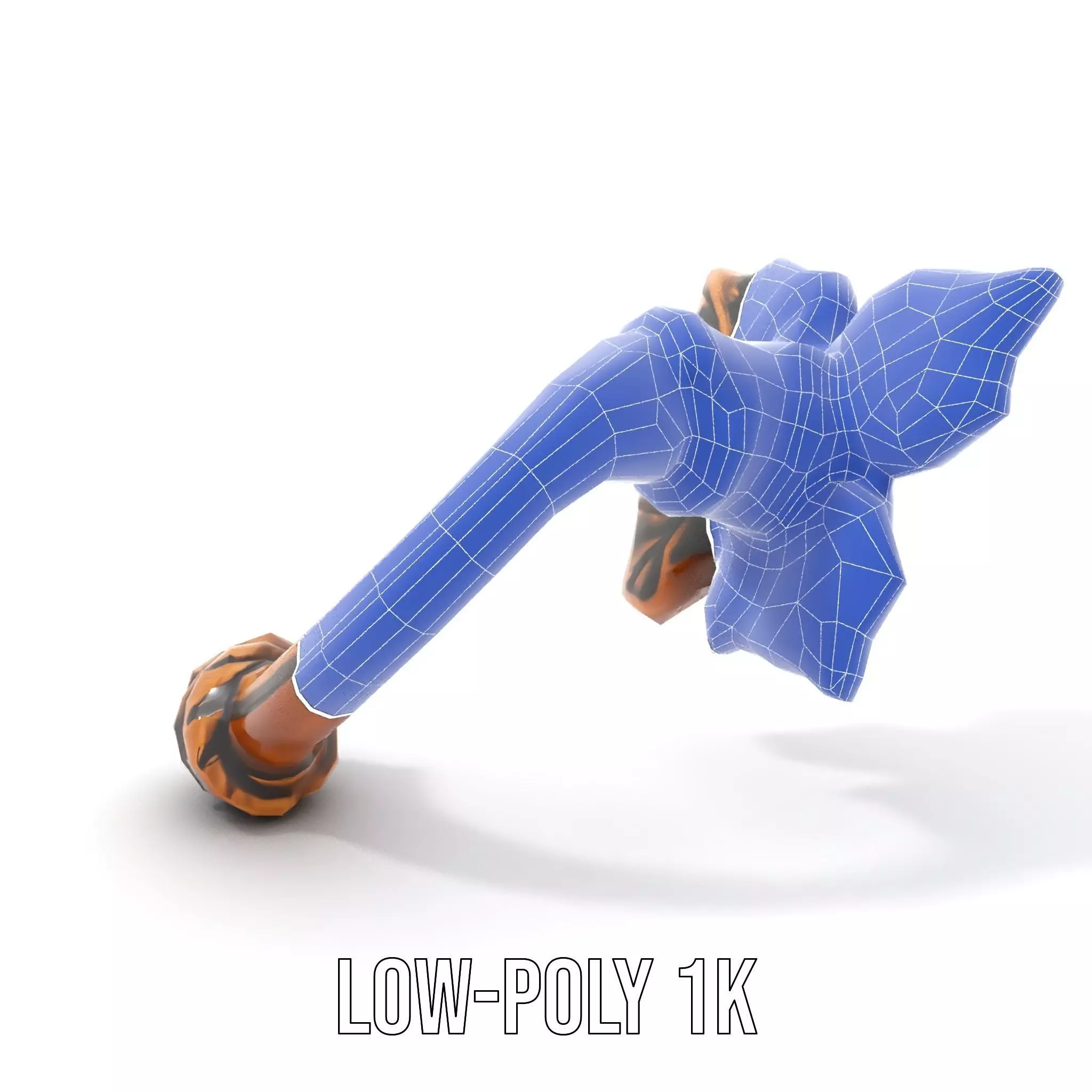 Bronze Leaf Handle model pack Low-poly 3D model_20