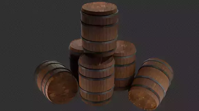 Wooden Barrel