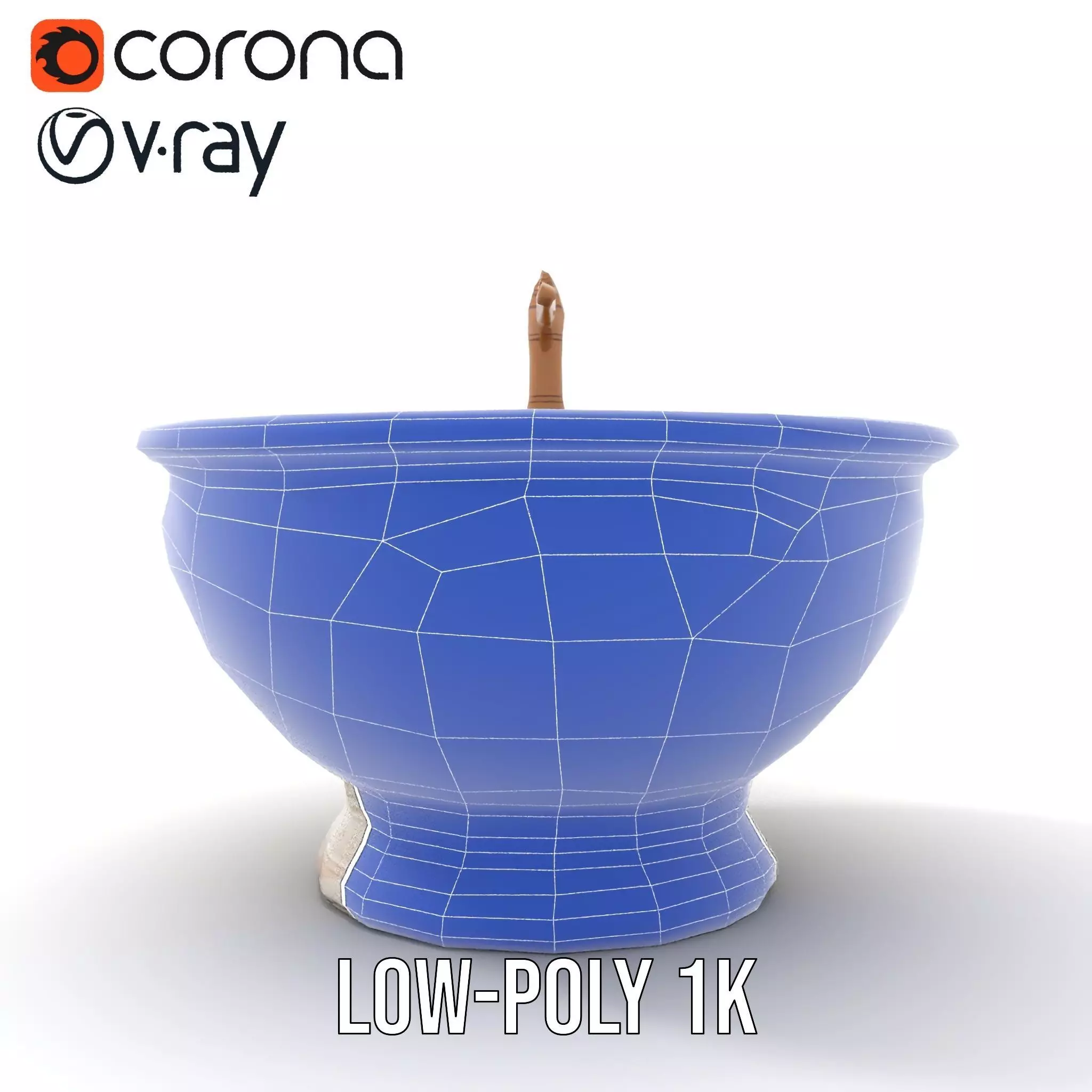 Elegant Marble Basin model pack Low-poly 3D model_25