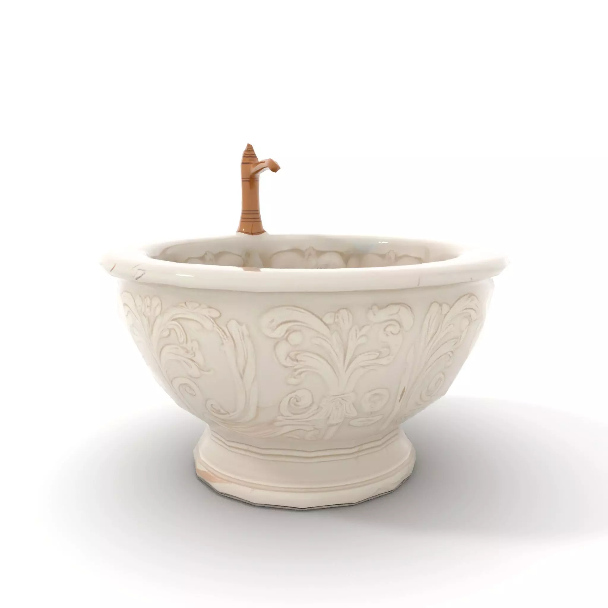 Elegant Marble Basin model pack Low-poly 3D model_12