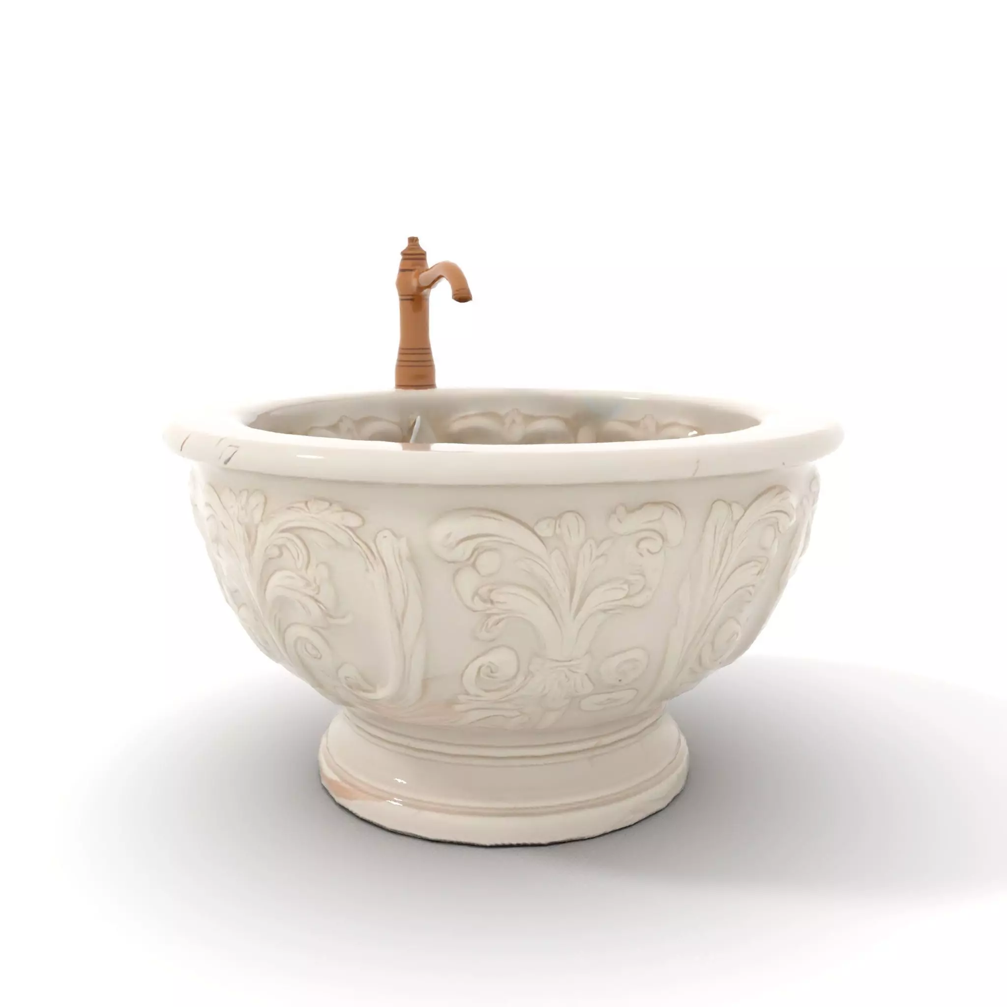 Elegant Marble Basin model pack Low-poly 3D model_6