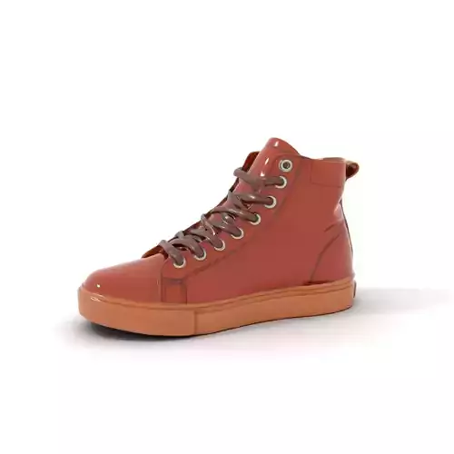 Classic Brown Sneaker model pack Low-poly 3D model