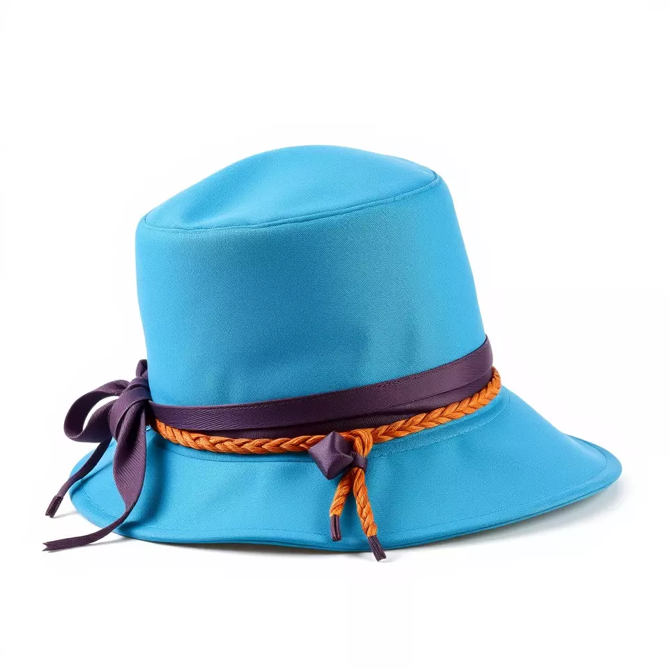 Azure Ribbon Hat model pack Low-poly 3D model_2