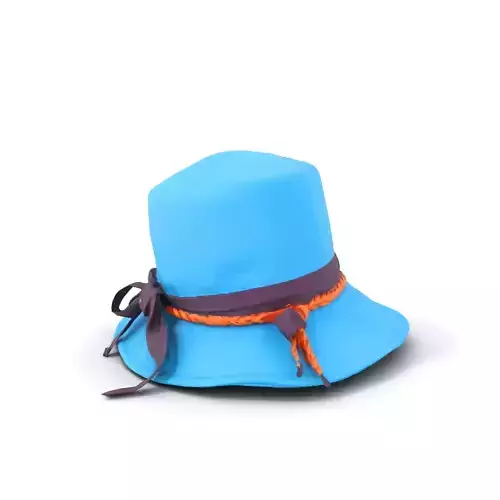 Azure Ribbon Hat model pack