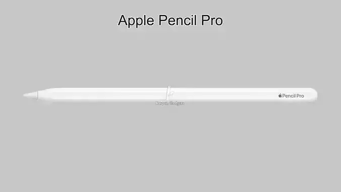 Apple Pencil Pro 3D print model Apple Pencil Pro 3D print model