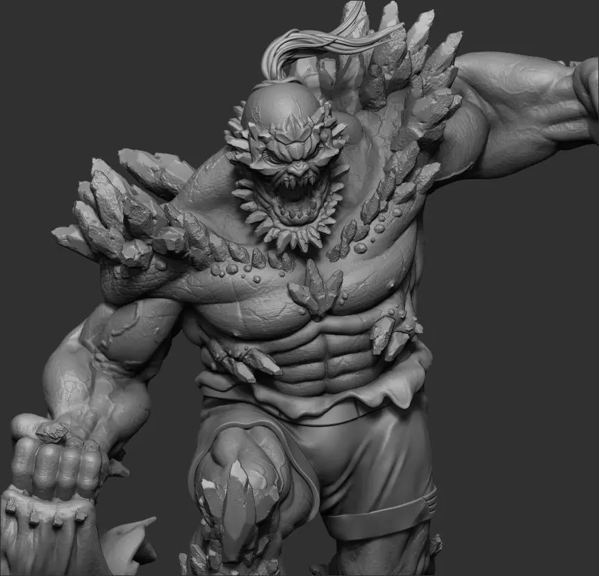 Doomsday from Superman 3D print model_1