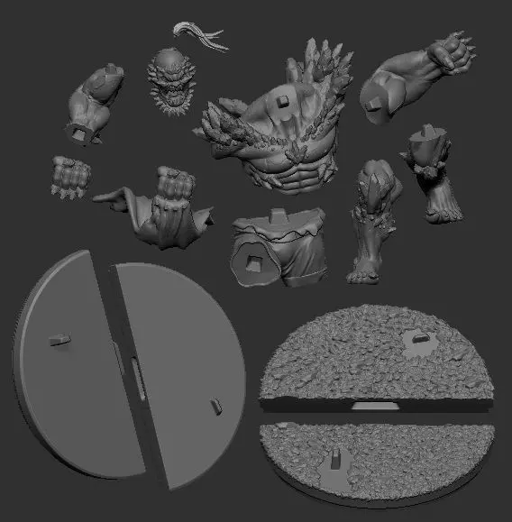 Doomsday from Superman 3D print model_2