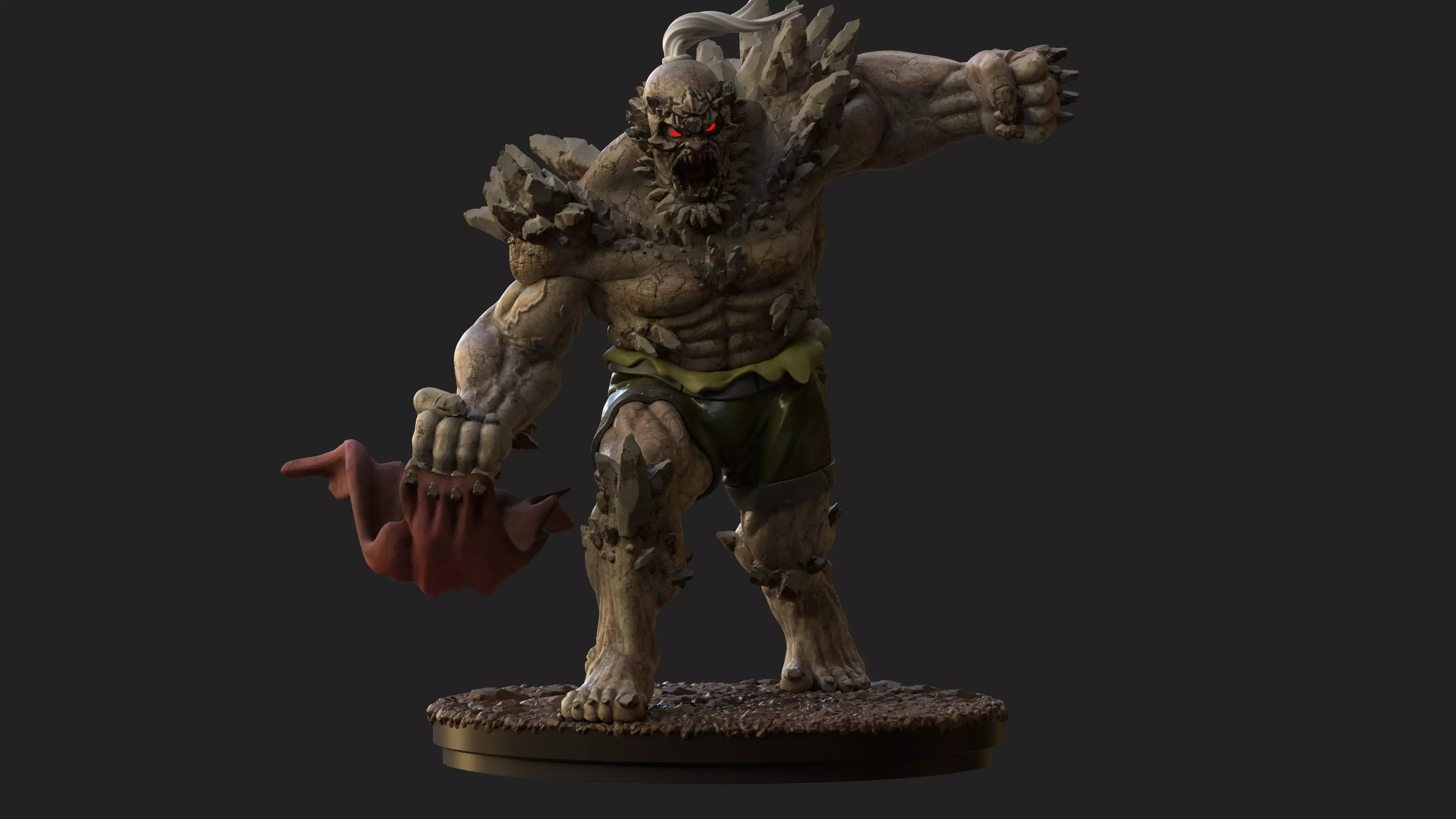 Doomsday from Superman 3D print model_3