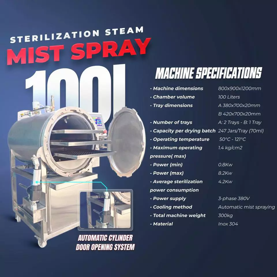 Autoclave sterilizer 100 liter 3D model_4