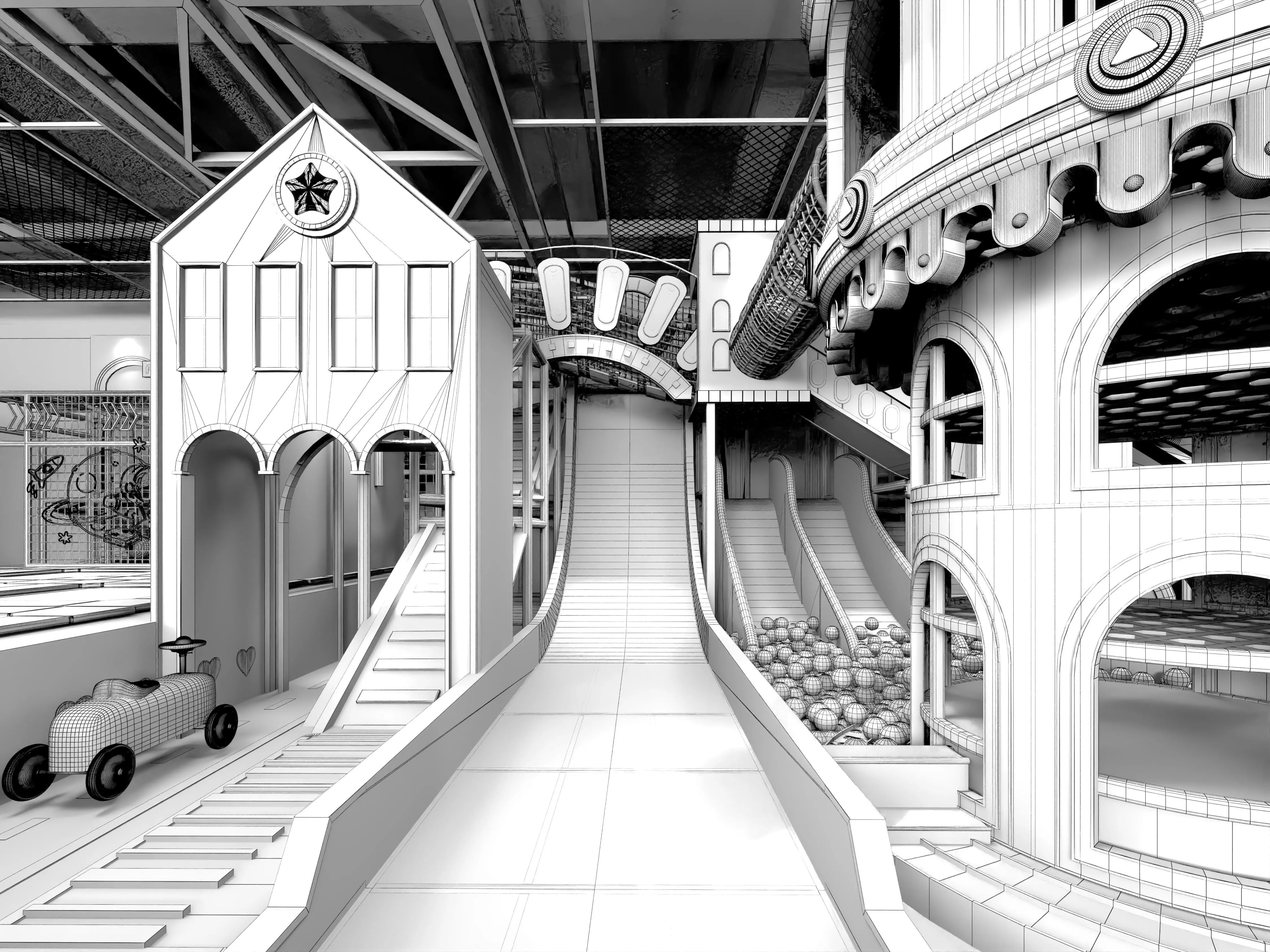 Children playground  3D model_12