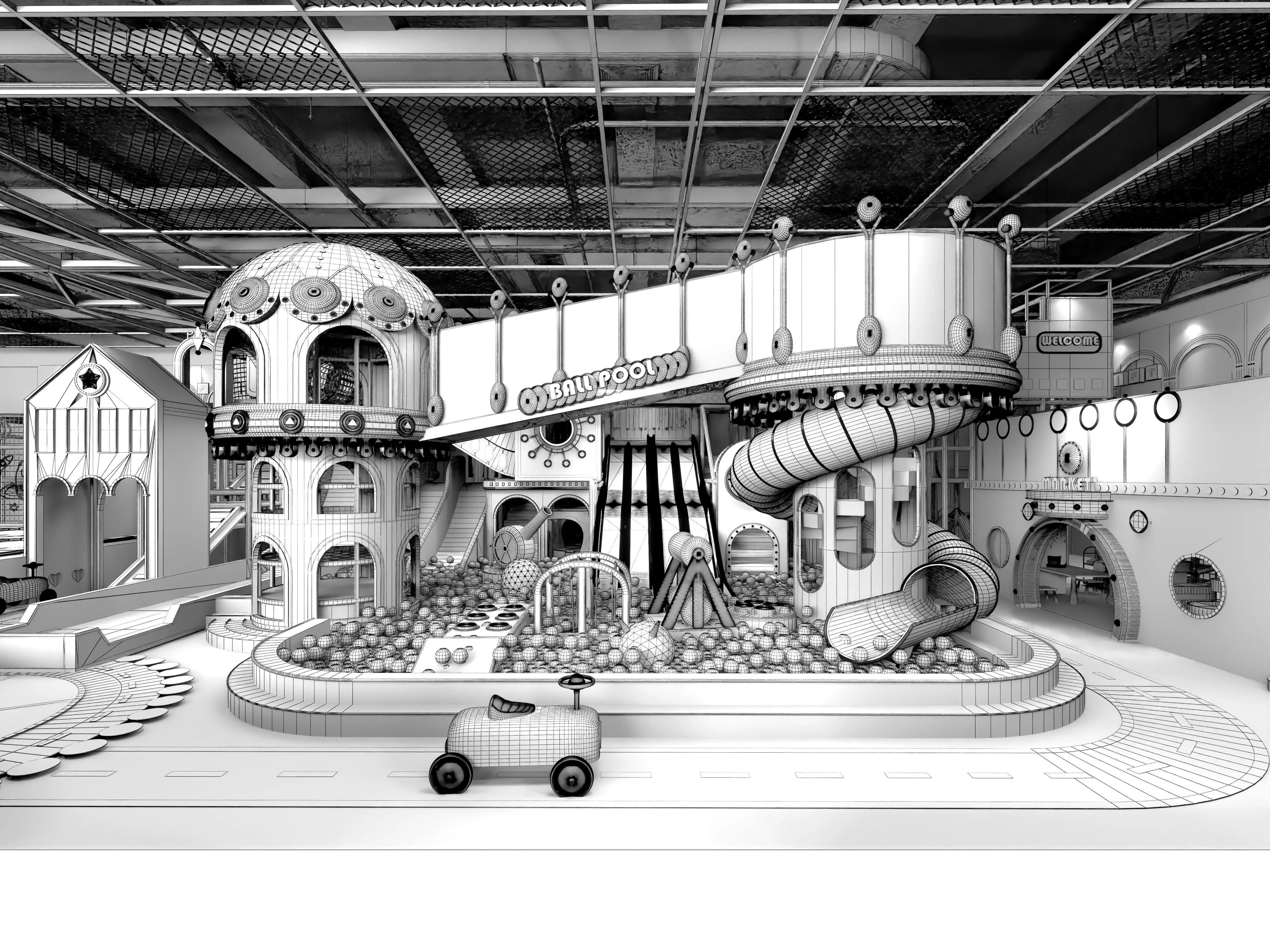 Children playground  3D model_15