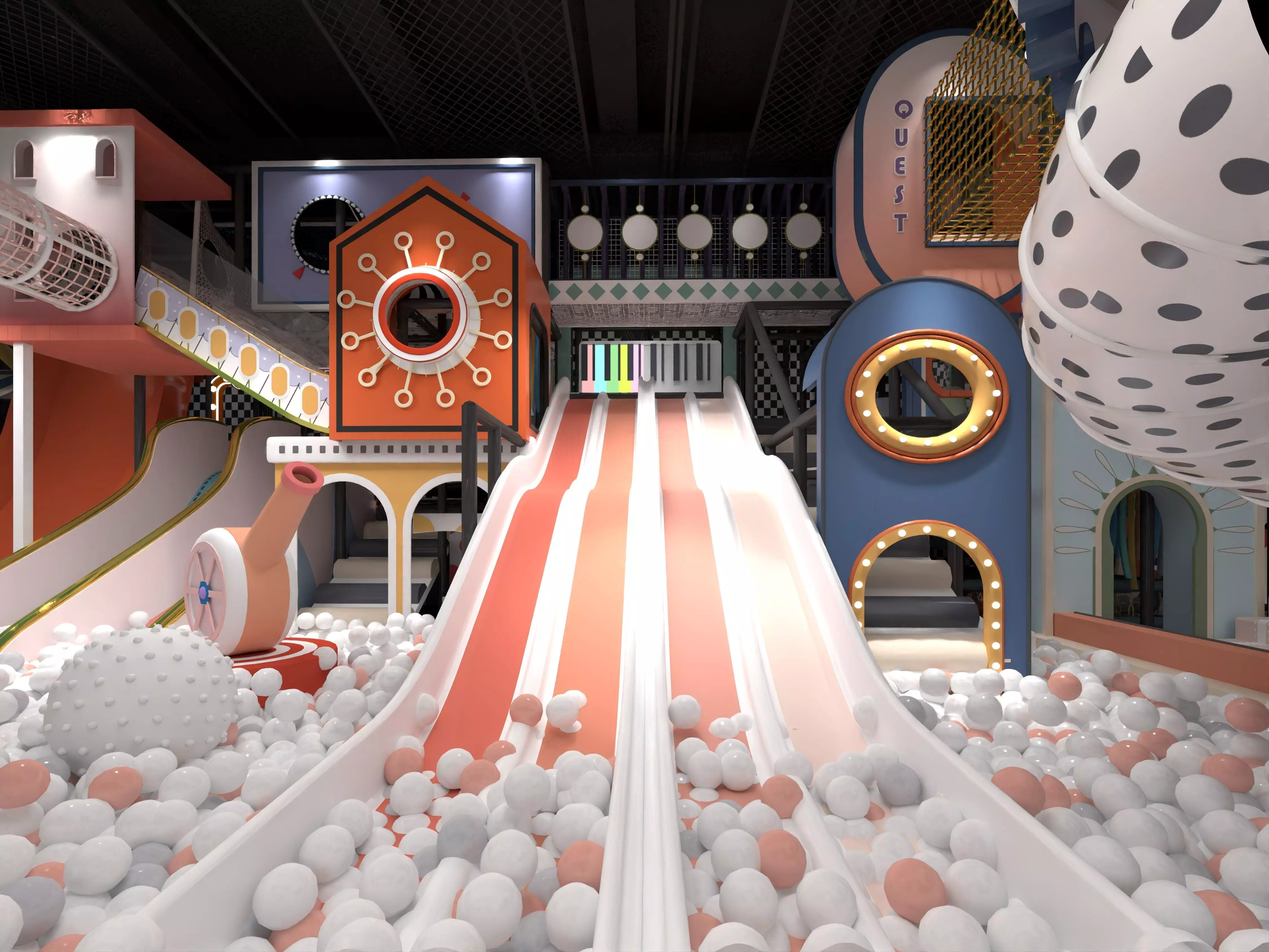 Children playground  3D model_3