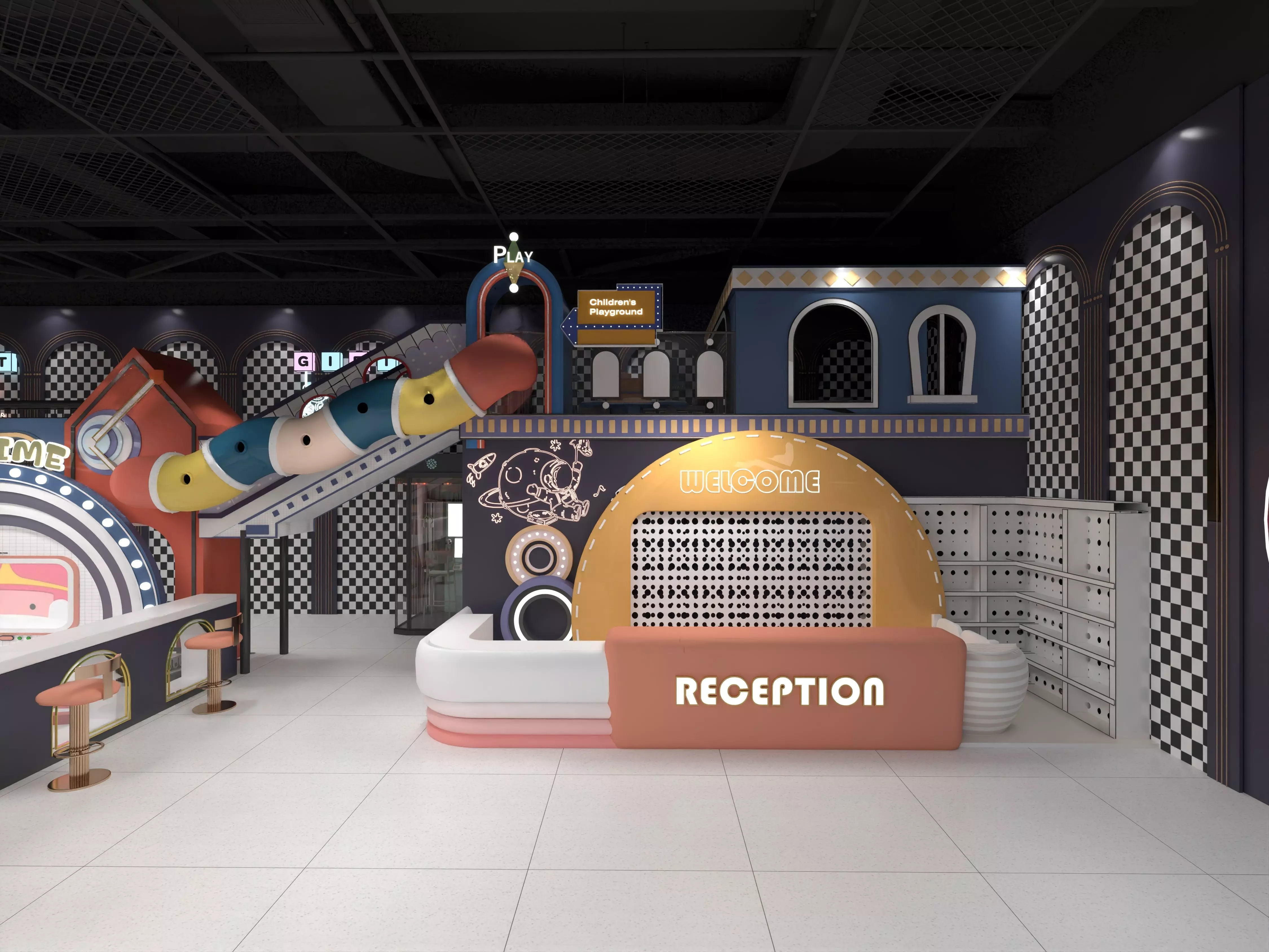 Children playground  3D model_7