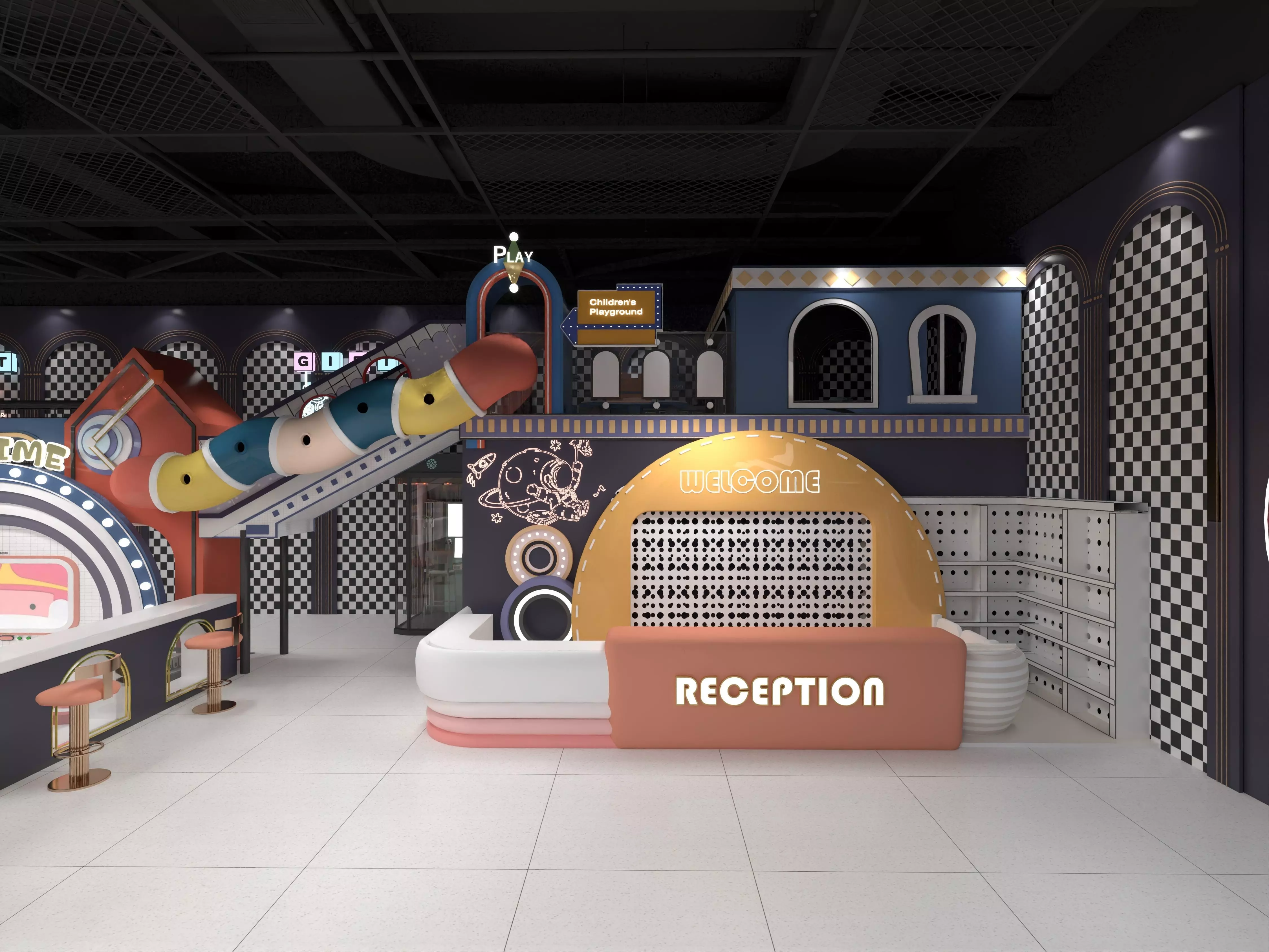 Children playground  3D model_1