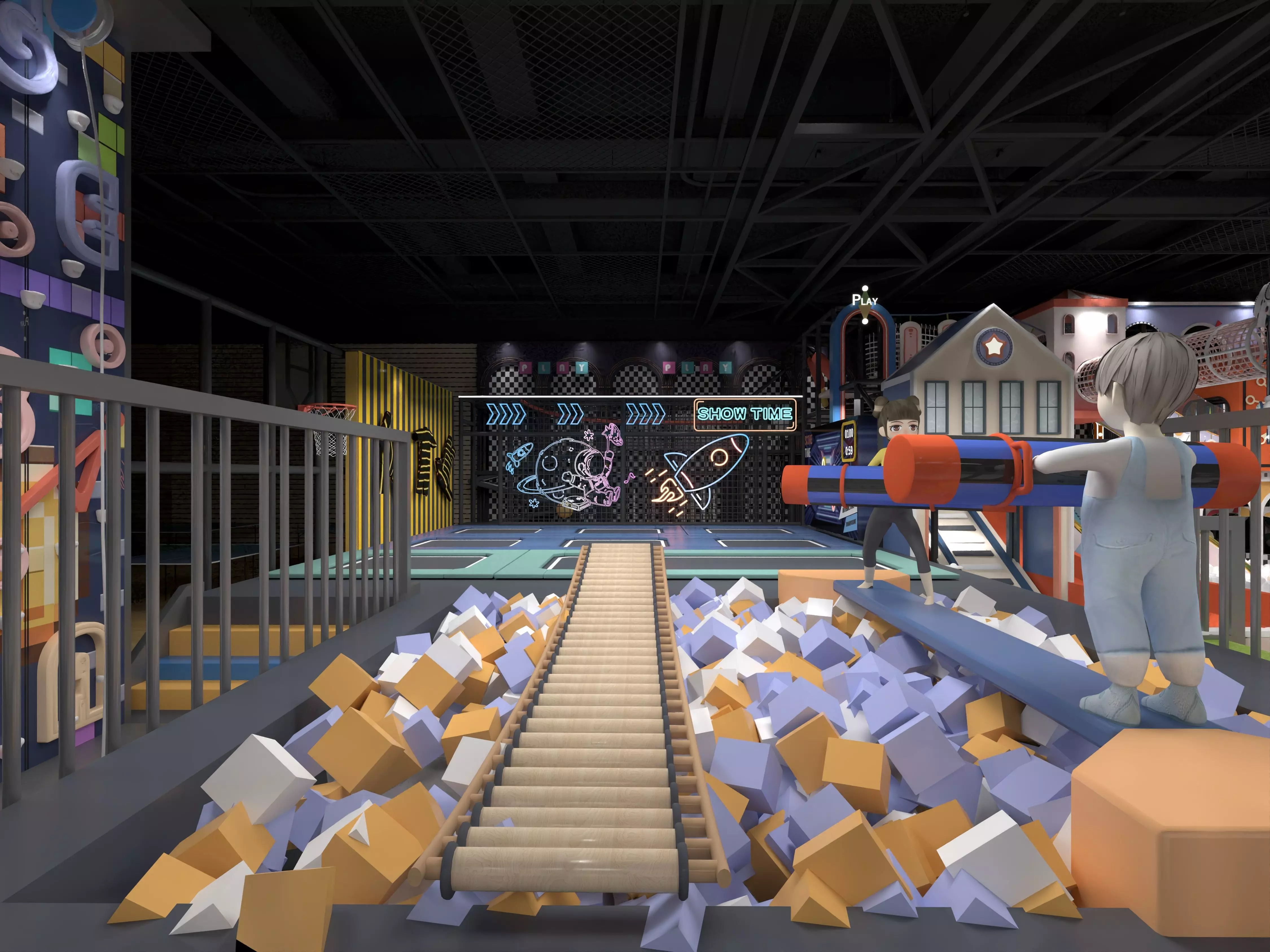 Children playground  3D model_5