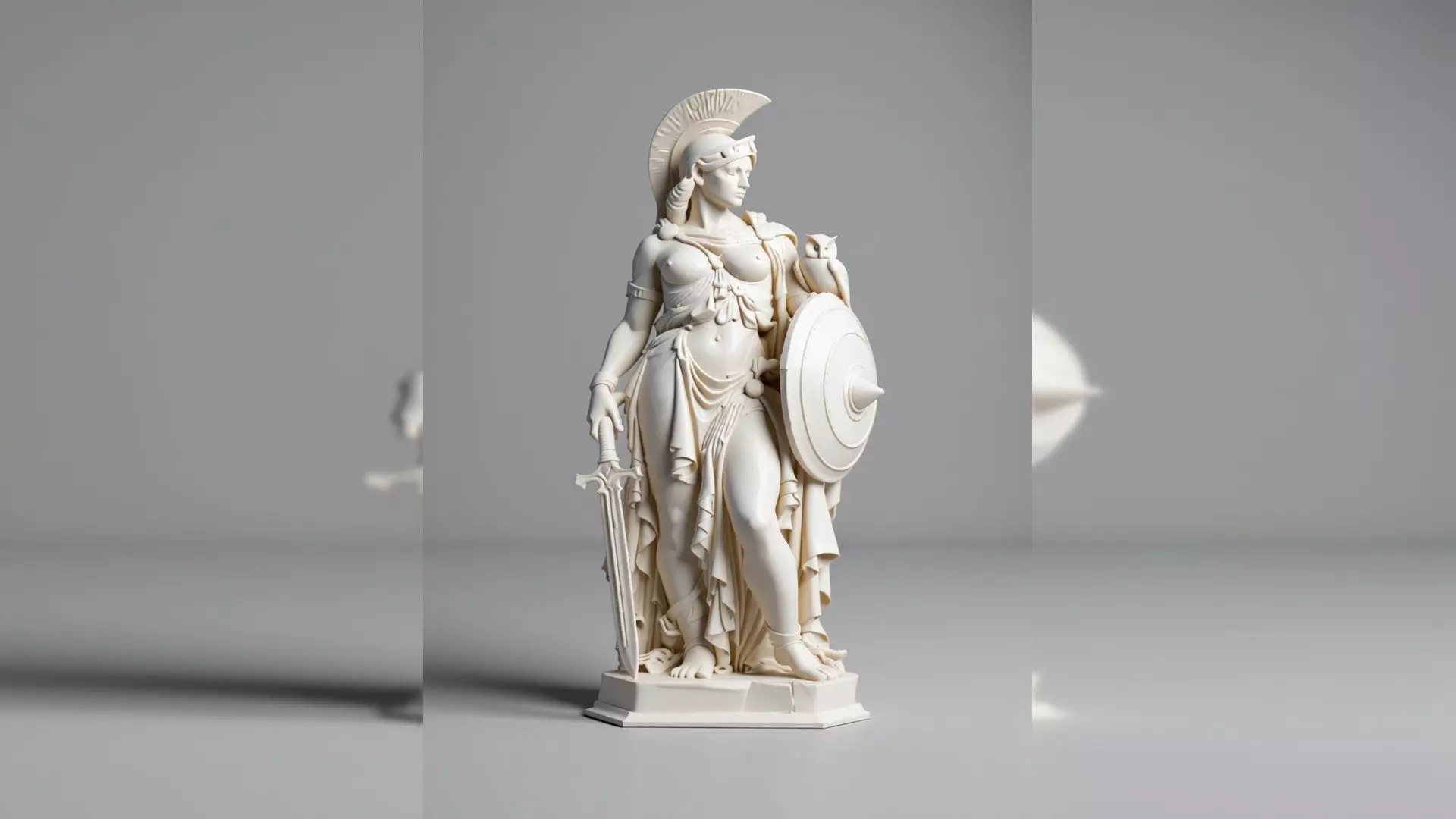 Athena - Warrior Goddess 3D print model_0