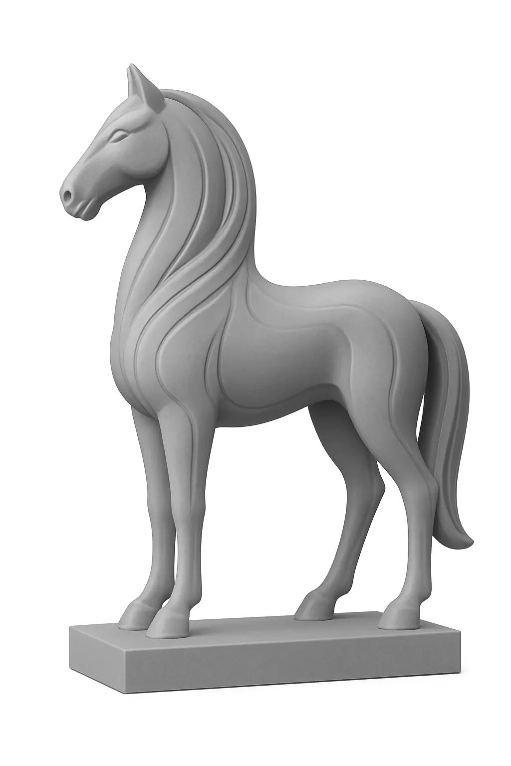 Horse Statue 3D Model for 3D Printing 3D print model_1