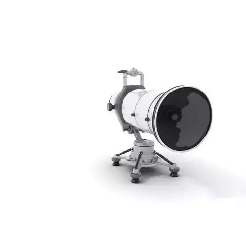 Modern Industrial Telescope model pack Low-poly 3D model