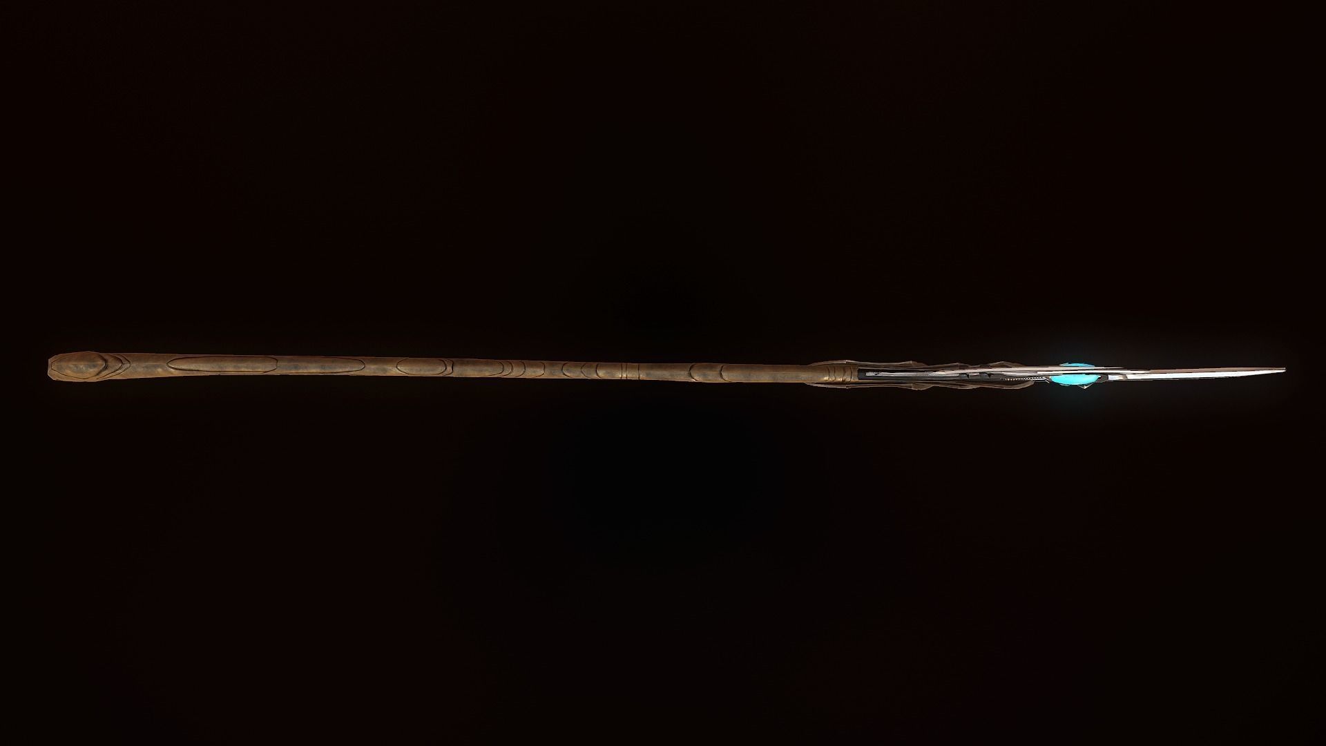 Loki Scepter - Game mesh Low-poly 3D model_4