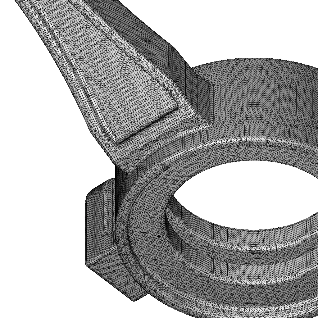 Rusty Vehicle Steering Knuckle 3D model_6