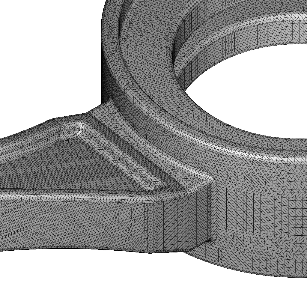 Rusty Vehicle Steering Knuckle 3D model_4