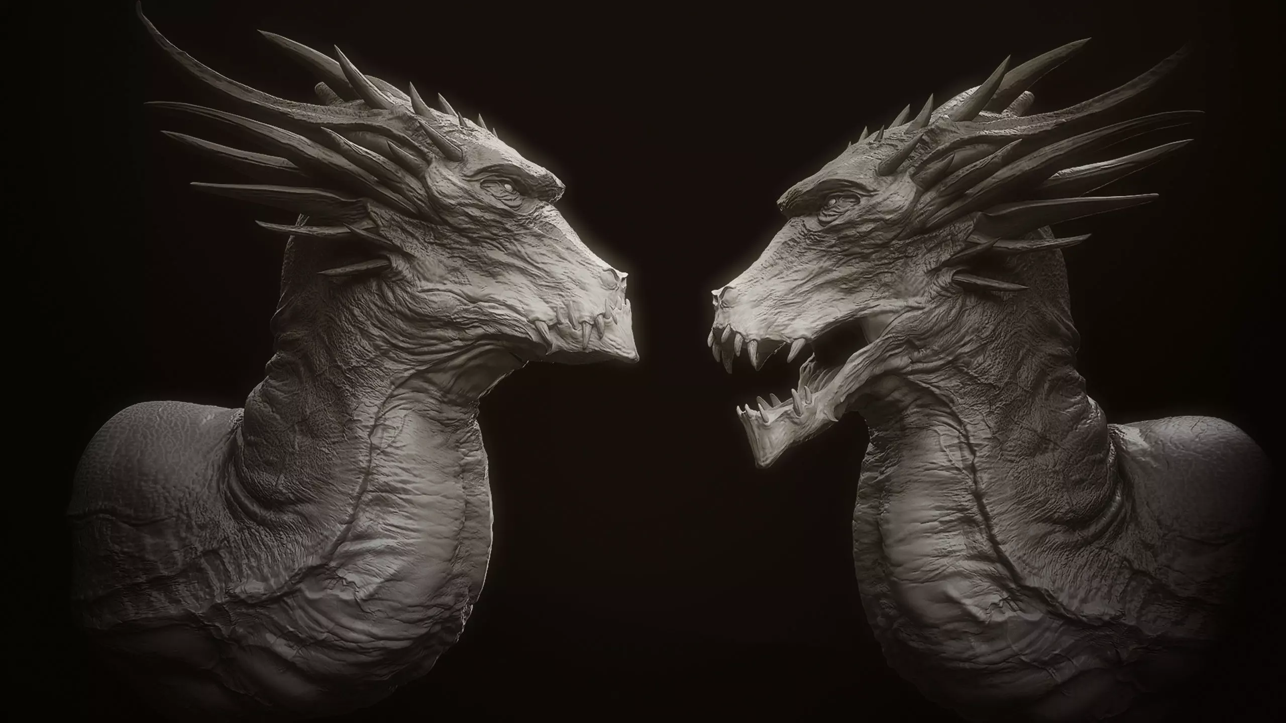 Dragon Heads Volume 2 3D model_12